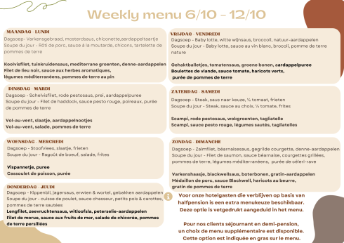 Weekmenu