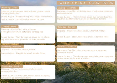 Weekmenu 