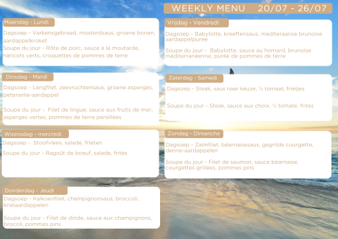 Weekmenu 